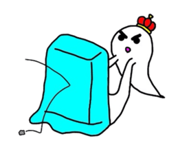 The Ghost "PuPuPu" -Light and Dark- sticker #2742429