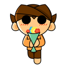Blangkon boy sticker #2742974