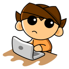 Blangkon boy sticker #2742975