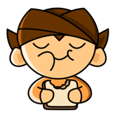 Blangkon boy sticker #2742984