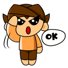 Blangkon boy sticker #2742991