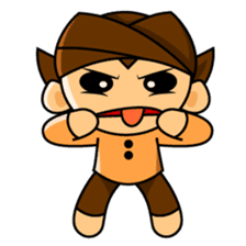 Blangkon boy sticker #2742993