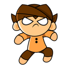 Blangkon boy sticker #2742994