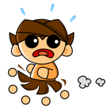 Blangkon boy sticker #2742996