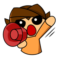 Blangkon boy sticker #2743002