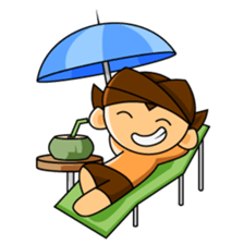 Blangkon boy sticker #2743003