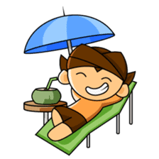 Blangkon boy sticker #2743003