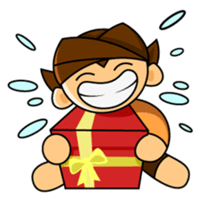 Blangkon boy sticker #2743004