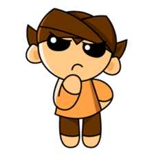 Blangkon boy sticker #2743005