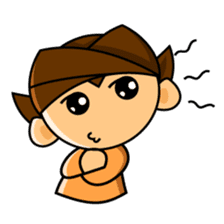Blangkon boy sticker #2743009