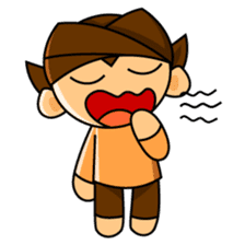 Blangkon boy sticker #2743010