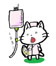Nurse of the cat sticker #2743021