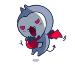 Draculy eats tomato sticker #2743127