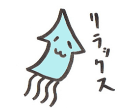 Cool squid sticker #2743293