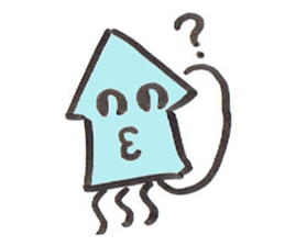 Cool squid sticker #2743299