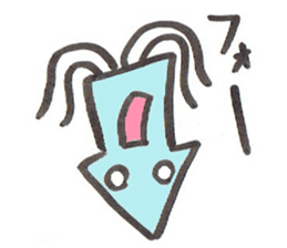 Cool squid sticker #2743314