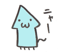 Cool squid sticker #2743315