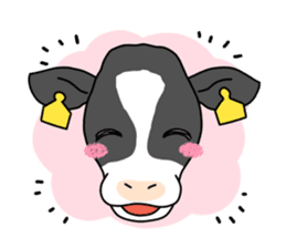 Stamp of cow sticker #2743921