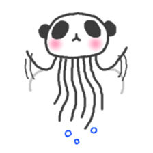 Panda Jellyfish sticker #2744601