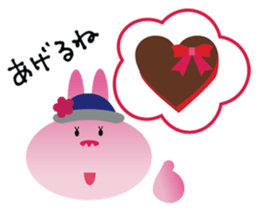 Valentine's day of "The Lady Rabbit" sticker #2744652