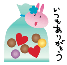 Valentine's day of "The Lady Rabbit" sticker #2744655