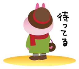 Valentine's day of "The Lady Rabbit" sticker #2744683
