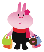 Valentine's day of "The Lady Rabbit" sticker #2744685