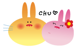 Valentine's day of "The Lady Rabbit" sticker #2744686