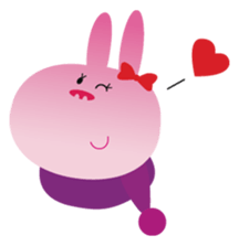 Valentine's day of "The Lady Rabbit" sticker #2744688