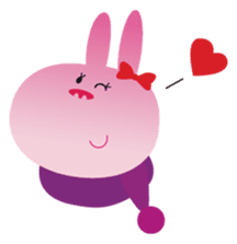 Valentine's day of "The Lady Rabbit" sticker #2744688