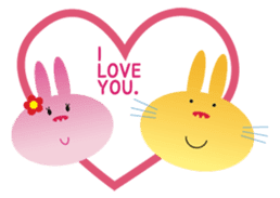 Valentine's day of "The Lady Rabbit" sticker #2744690