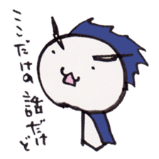 Cute emotional penguins sticker #2745145