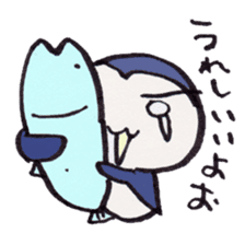 Cute emotional penguins sticker #2745151