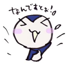 Cute emotional penguins sticker #2745162