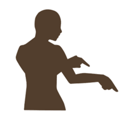 ShadowMan gesture(English ver) sticker #2745839