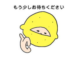 Lemon man 2 sticker #2745993