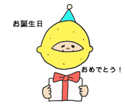 Lemon man 2 sticker #2746006