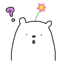 A Bear Named SHIRO 1 sticker #2746310