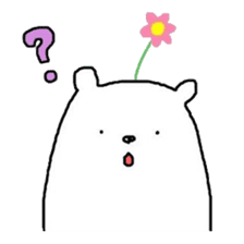 A Bear Named SHIRO 1 sticker #2746310