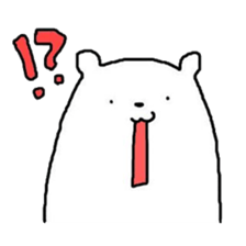 A Bear Named SHIRO 1 sticker #2746311