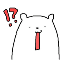 A Bear Named SHIRO 1 sticker #2746311