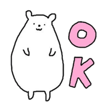 A Bear Named SHIRO 1 sticker #2746327