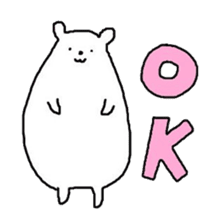 A Bear Named SHIRO 1 sticker #2746327