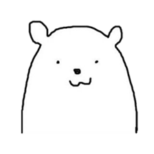 A Bear Named SHIRO 1 sticker #2746330