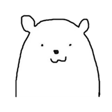 A Bear Named SHIRO 1 sticker #2746330