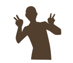 ShadowMan gesture2(English ver) sticker #2746389