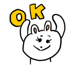 Loose Loose rabbit sticker #2746612