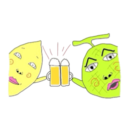 Lemonboy & Dandymellon sticker #2747207