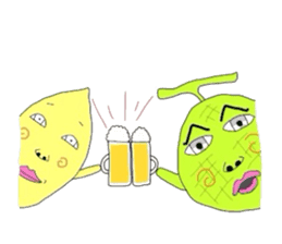 Lemonboy & Dandymellon sticker #2747207