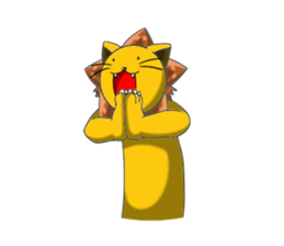 Daily life of fierce animals sticker #2747211